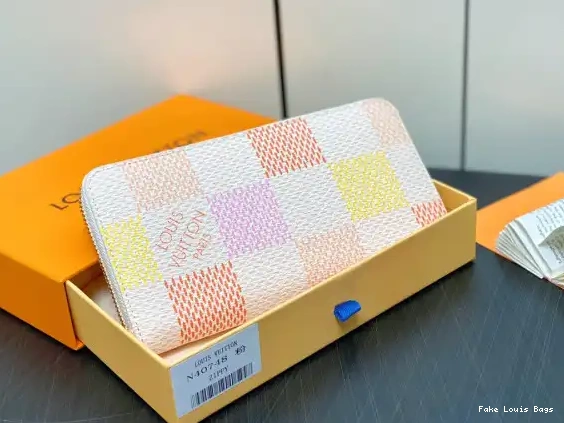 Rep ladies cm WALLET-19.5*10.5*2.5 VUITTON LOUIS ZIPPY 0606